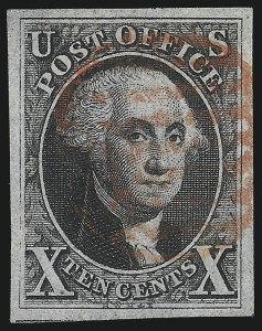 Sale 1078, Lot 61, 10c 1847 Issue, 1875 Reproduction of 1847 Issue (Scott 2-4)