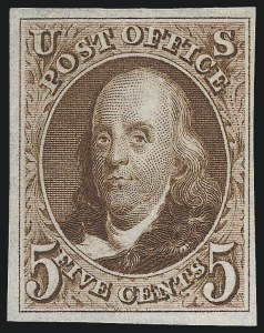 Sale 1078, Lot 70, 10c 1847 Issue, 1875 Reproduction of 1847 Issue (Scott 2-4)