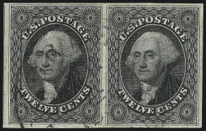 Sale 1078, Lot 93, 1c-12c 1851 Issue (Scott 5A-17)