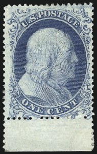 Sale 1078, Lot 95, 1c-90c 1857-60 Issue (Scott 19-39)