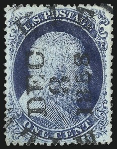 Sale 1078, Lot 98, 1c-90c 1857-60 Issue (Scott 19-39)