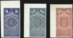 Sale 1079, Lot 2060, 1875 Reprint of 1865 Issue, 1881 Special Printing (Scott PR4-PR8)
