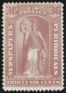 Sale 1079, Lot 2115, 1875 Special Printing (Scott PR33-PR50)