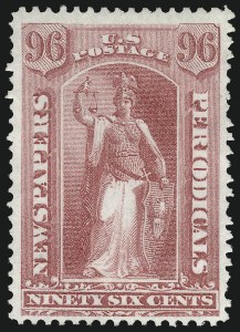 Sale 1079, Lot 2120, 1875 Special Printing (Scott PR33-PR50)