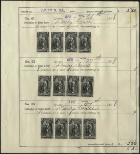 Sale 1079, Lot 2223, 1895-97 Watermarked Issue Used