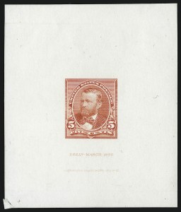 Sale 1082, Lot 134, Essays and Proofs: 1890-93 Issue