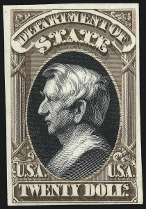 Sale 1082, Lot 261, Essays and Proofs: Officials cont., Atlanta Trial Color Proofs