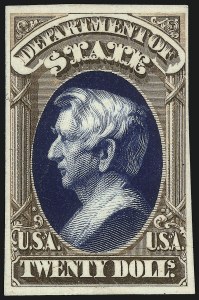 Sale 1082, Lot 262, Essays and Proofs: Officials cont., Atlanta Trial Color Proofs