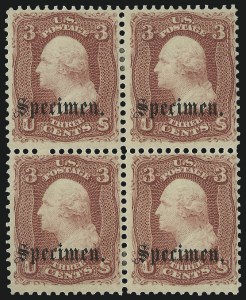Sale 1082, Lot 281, Essays and Proofs: Specimen Overprints