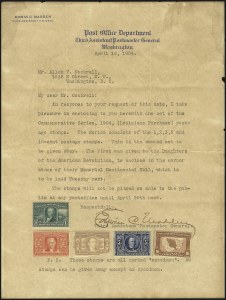 Sale 1082, Lot 291, Essays and Proofs: Specimen Overprints