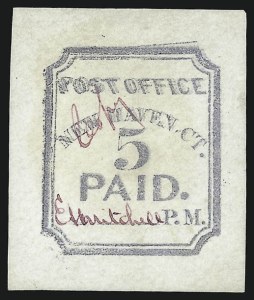 Sale 1082, Lot 305, Postmasters Provisionals