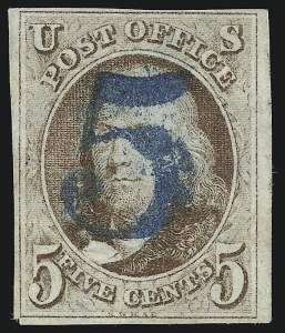 Sale 1082, Lot 322, 1847 Issue