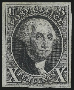Sale 1082, Lot 324, 1847 Issue