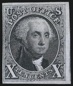 Sale 1082, Lot 327, 1847 Issue