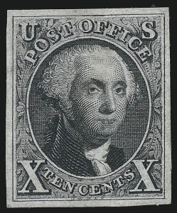 Sale 1082, Lot 329, 1847 Issue