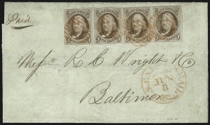Sale 1082, Lot 330, 1847 Issue