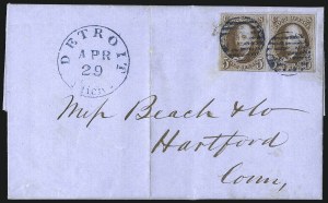 Sale 1082, Lot 332, 1847 Issue