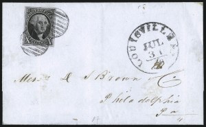 Sale 1082, Lot 334, 1847 Issue