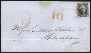 Sale 1082, Lot 335, 1847 Issue