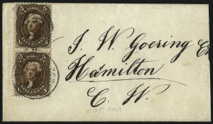 Sale 1082, Lot 380, 1861-68 Issues