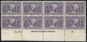 Sale 1082, Lot 407, Columbian, 1st Bureau, Trans-Mississippi and Pan-American Issues