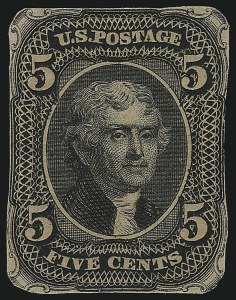 Sale 1082, Lot 42, Essays and Proofs: 1861-66 Issue