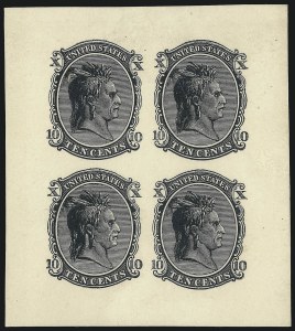Sale 1082, Lot 45, Essays and Proofs: 1861-66 Issue