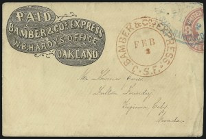 Sale 1082, Lot 538, Carriers and Locals thru Revenues