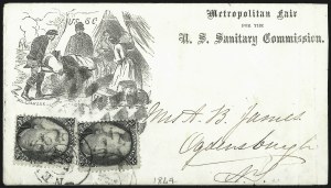 Sale 1082, Lot 556, Sanitary Fairs and Civil War Patriotics