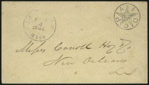 Sale 1082, Lot 574, Confederate States: Postmasters Provisionals