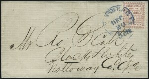 Sale 1082, Lot 592, Confederate States: Postmasters Provisionals