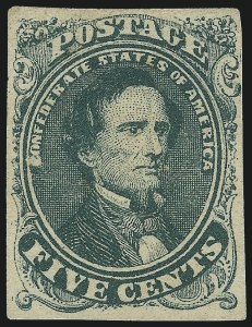 Sale 1082, Lot 598, Confederate States: Essays and Proofs, General Issues