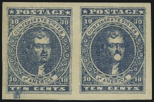 Sale 1082, Lot 603, Confederate States: Essays and Proofs, General Issues