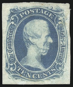 Sale 1082, Lot 611, Confederate States: Essays and Proofs, General Issues