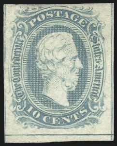 Sale 1082, Lot 612, Confederate States: Essays and Proofs, General Issues