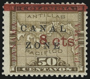 Sale 1082, Lot 639, United States Possessions: Canal Zone thru Guam