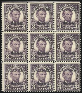 Sale 1082, Lot 644, United States Possessions: Canal Zone thru Guam