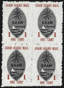 Sale 1082, Lot 656, United States Possessions: Canal Zone thru Guam