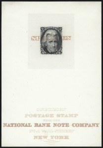 Sale 1082, Lot 66, Essays and Proofs: 1861-66 Issue