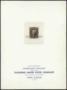 Sale 1082, Lot 67, Essays and Proofs: 1861-66 Issue