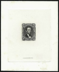 Sale 1082, Lot 69, Essays and Proofs: 1861-66 Issue