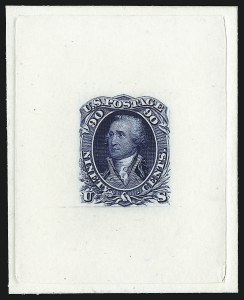 Sale 1082, Lot 77, Essays and Proofs: 1861-66 Issue