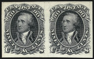 Sale 1082, Lot 86, Essays and Proofs: 1861-66 Issue