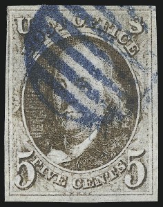 Sale 1084, Lot 3006, 5c-10c 1847 Issue Stamps (Scott 1-2)