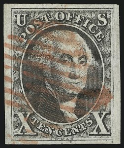 Sale 1084, Lot 3007, 5c-10c 1847 Issue Stamps (Scott 1-2)