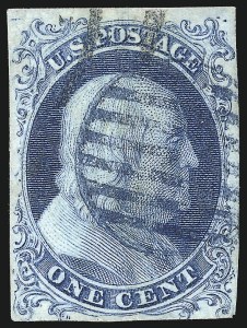 Sale 1084, Lot 3028, 1c 1851-56 Issue (Scott 5-9)