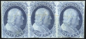 Sale 1084, Lot 3032, 1c 1851-56 Issue (Scott 5-9)