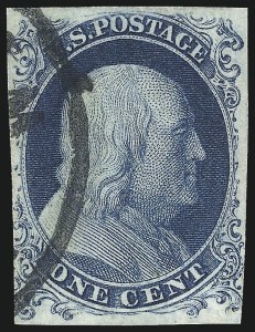 Sale 1084, Lot 3034, 1c 1851-56 Issue (Scott 5-9)