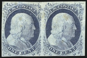 Sale 1084, Lot 3039, 1c 1851-56 Issue (Scott 5-9)