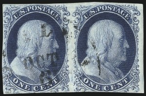 Sale 1084, Lot 3048, 1c 1851-56 Issue (Scott 5-9)